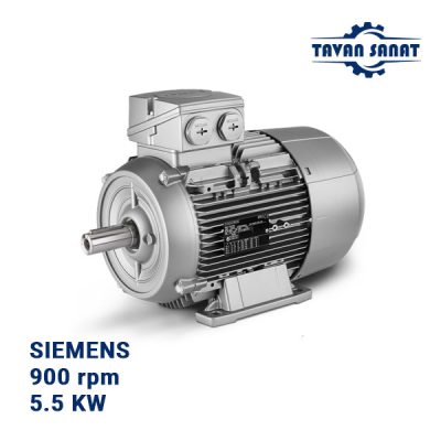 الکتروموتور زیمنس 5.5kw 900 rpm سه فاز