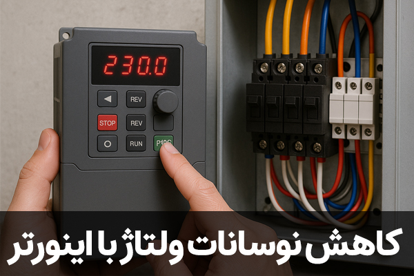 کاهش نوسانات ولتاژ با کمک اینورتر